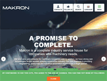 Tablet Screenshot of makron.com